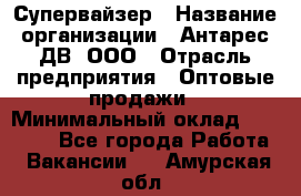 Супервайзер › Название организации ­ Антарес ДВ, ООО › Отрасль предприятия ­ Оптовые продажи › Минимальный оклад ­ 45 000 - Все города Работа » Вакансии   . Амурская обл.